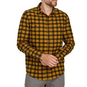 Jockey Yellow and Blue Casual Button Down Shirt